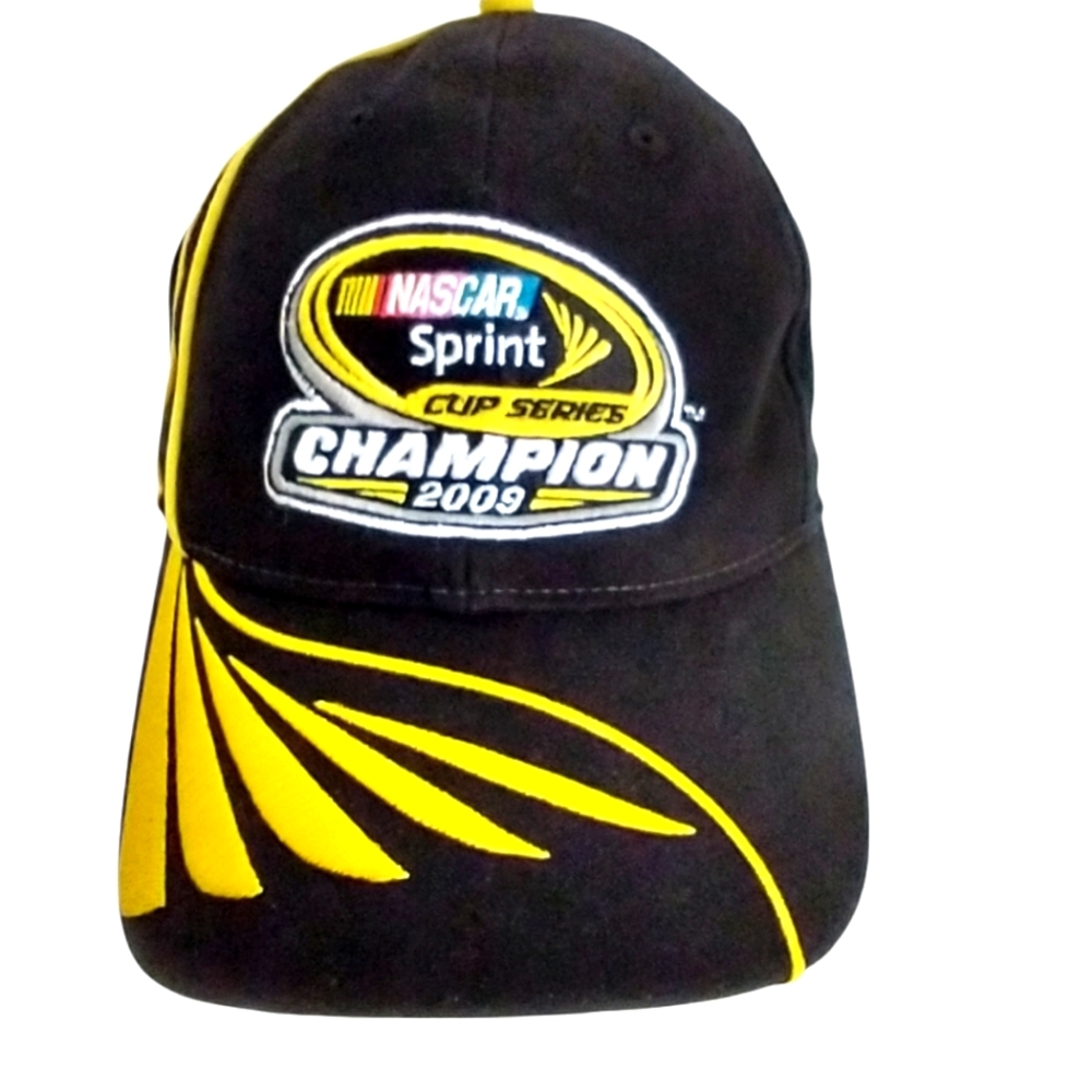 NASCAR Sprint Cup Series Champion 2009 Jimmie Johnson 48 Adjustable  Hat